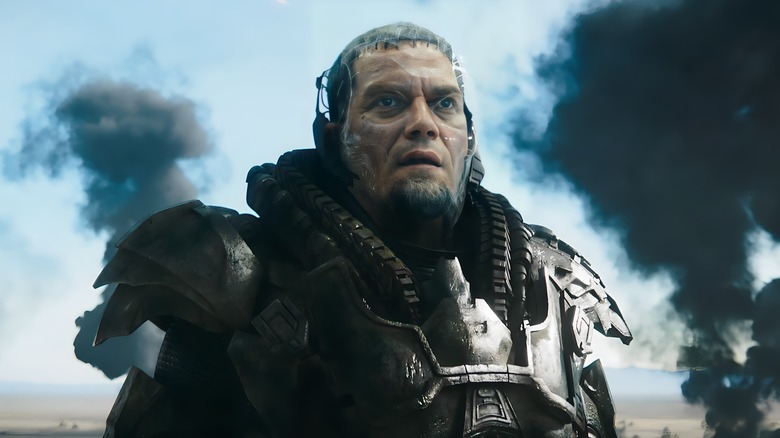 General Zod wearing battle armor