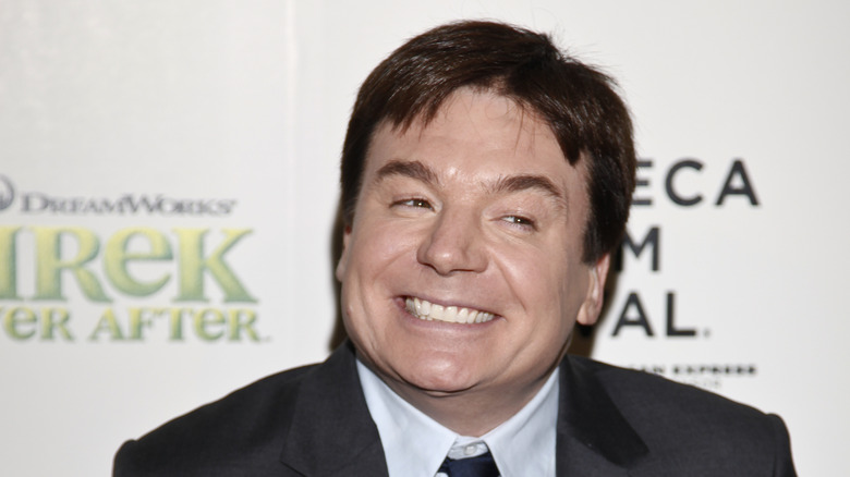 Mike Myers smirking