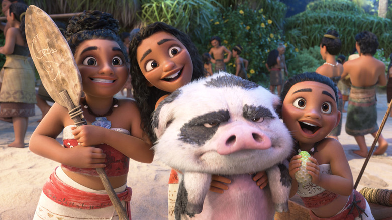 Moana-Bes and their pet pig