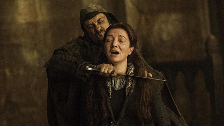 Catelyn screaming Red Wedding