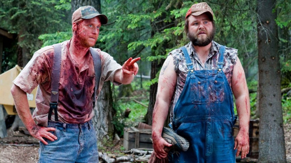 Alan Tudyk and Tyler Sabine in Tucker and Dale vs. Evil