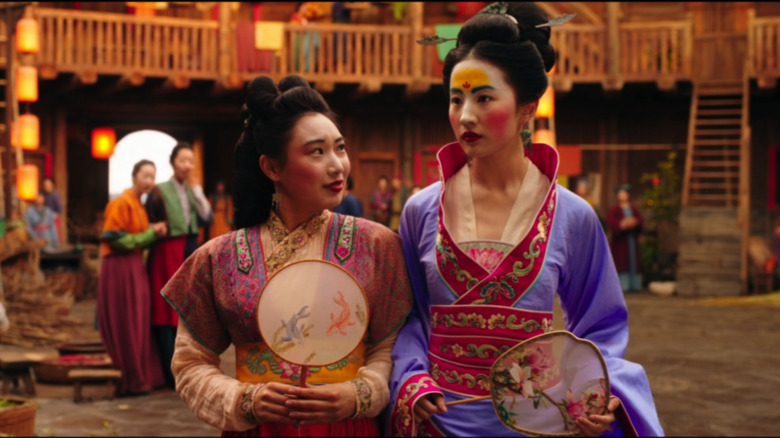 Liu Yifei and Xana Tang in Mulan