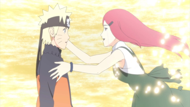 Kushina going to hug Naruto