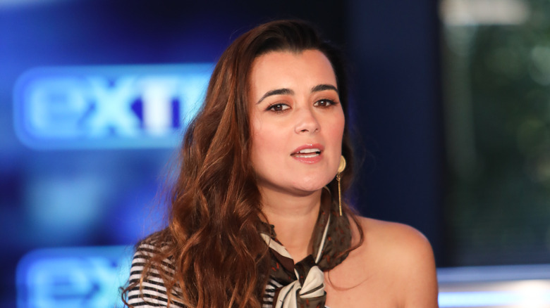 Cote de Pablo on Extra in 2019