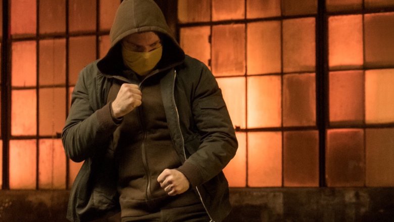 Danny Rand in a mask in Iron Fist