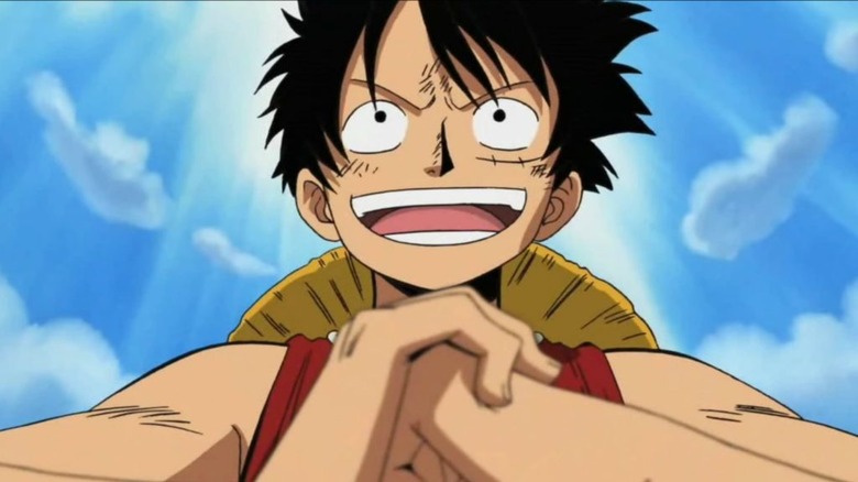 Luffy cracking knuckles