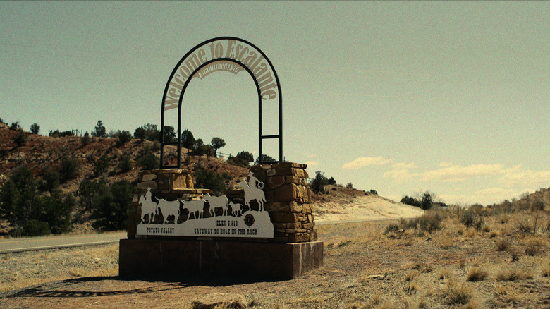 Escalante sign desert