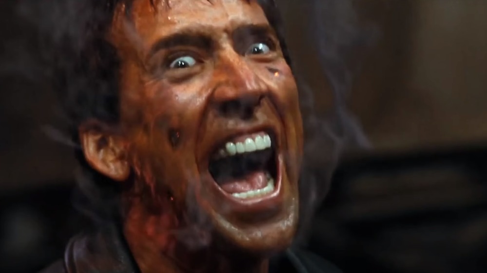 Nicolas Cage as Johnny Blaze in Ghost Rider