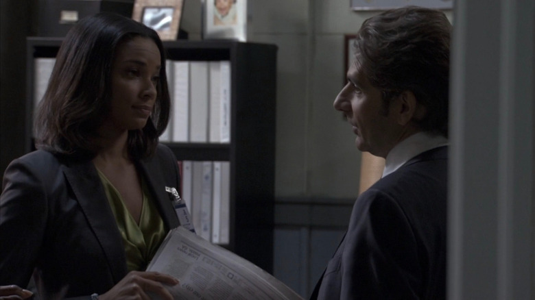 Rochelle Aytes and Michael Imperioli in Detroit 1-8-7