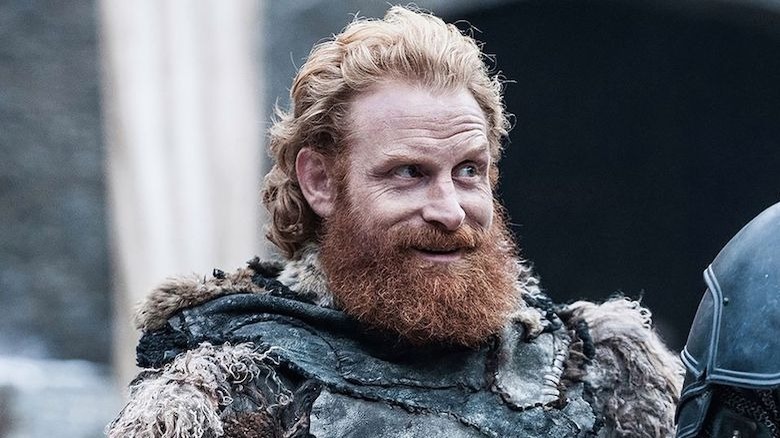 Tormund looking at Brienne