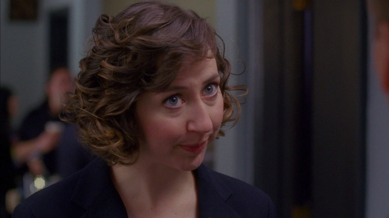 Hazel looking at Kenneth on 30 Rock