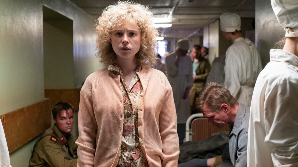 Jessie Buckley as Lyudmilla Ignatenko in Chernobyl