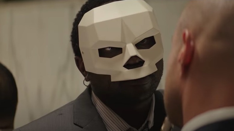 Brian Tyree Henry wearing a mask