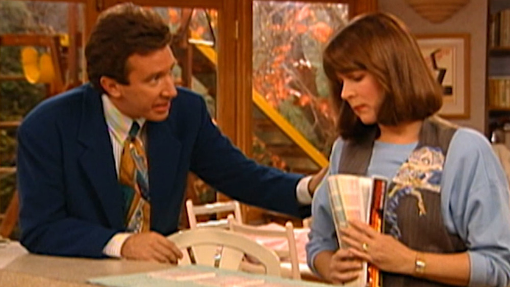 Tim Allen and Patricia Richardson as Tim and Jill Taylor on Home Improvement