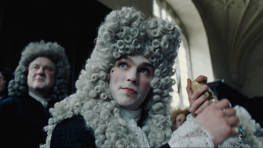 Nicholas Hoult looking dandy in The Favourite