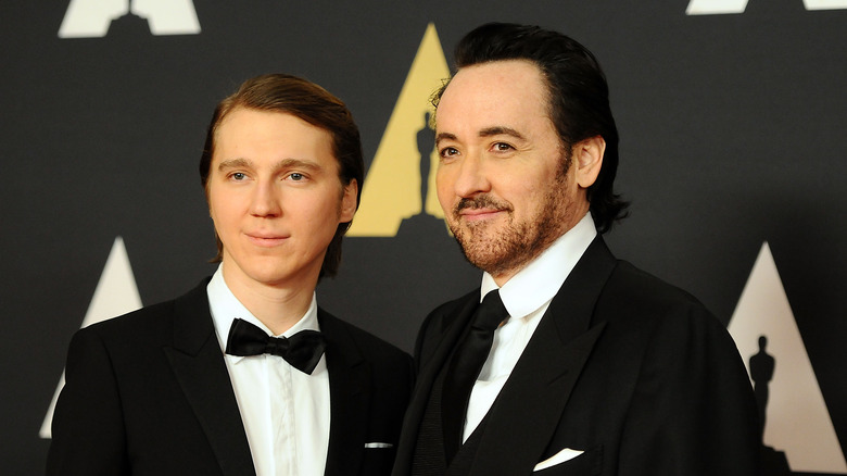 Paul Dano and John Cusack posing