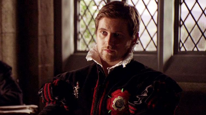 Allen Leech wearing costume in The Tudors