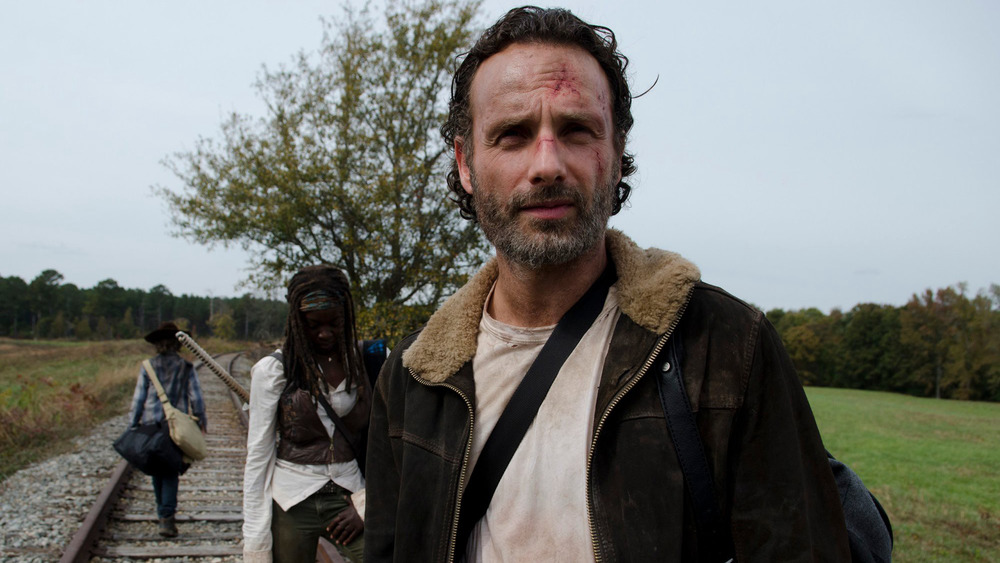 Andrew Lincoln as Rick Grimes on The Walking Dead