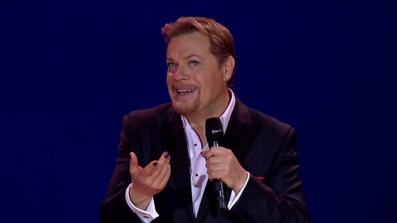 Eddie Izzard performing Force Majeure