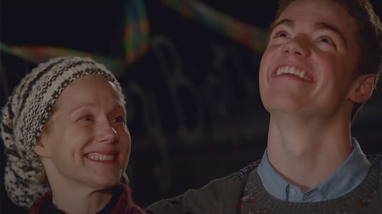 Adam Jamison and Cathy watching fireworks