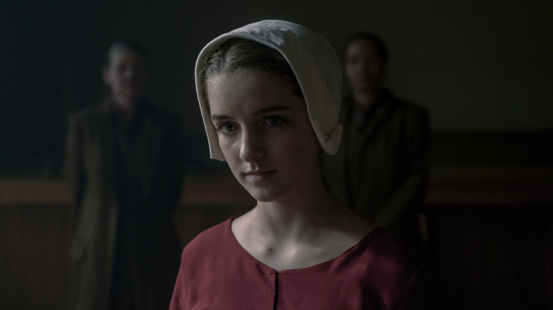 Child bride upset in The Handmaid's Tale