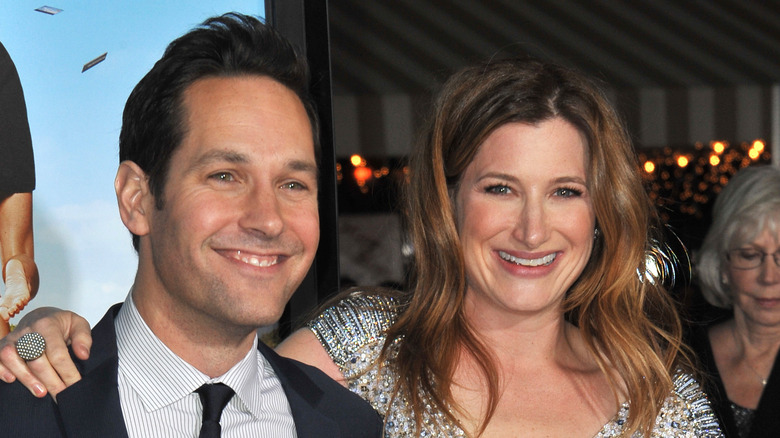 Kathryn Hahn and Paul Rudd at premiere