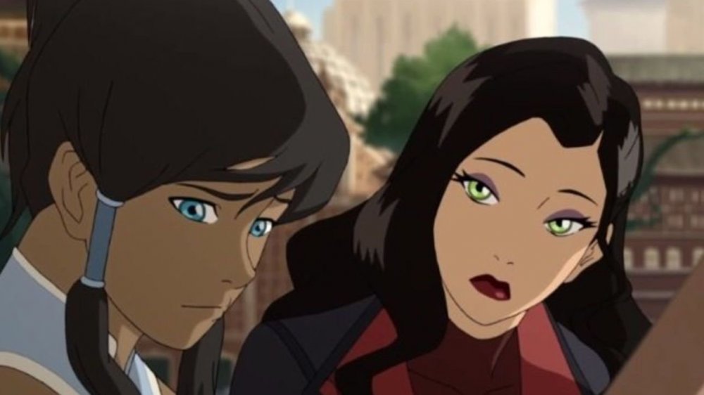 Asami and Korra from Legend of Korra