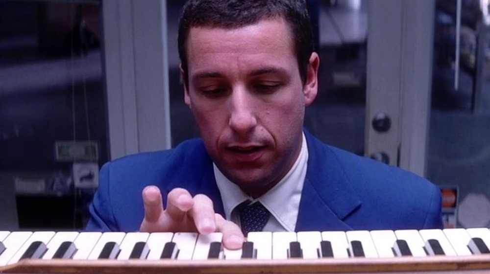 Adam Sandler plays music