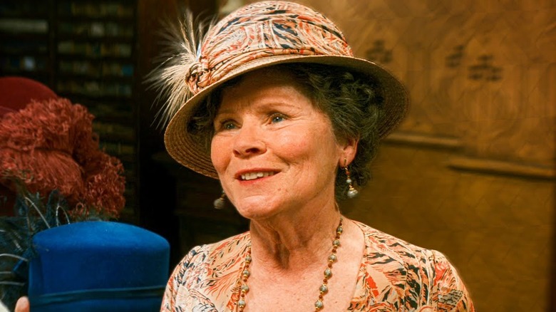 Maud Bagshaw smiling in Downton Abbey