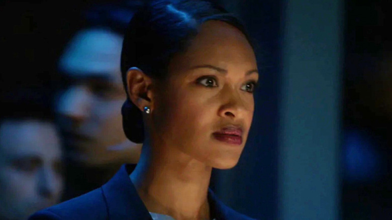 Amanda Waller in closeup 