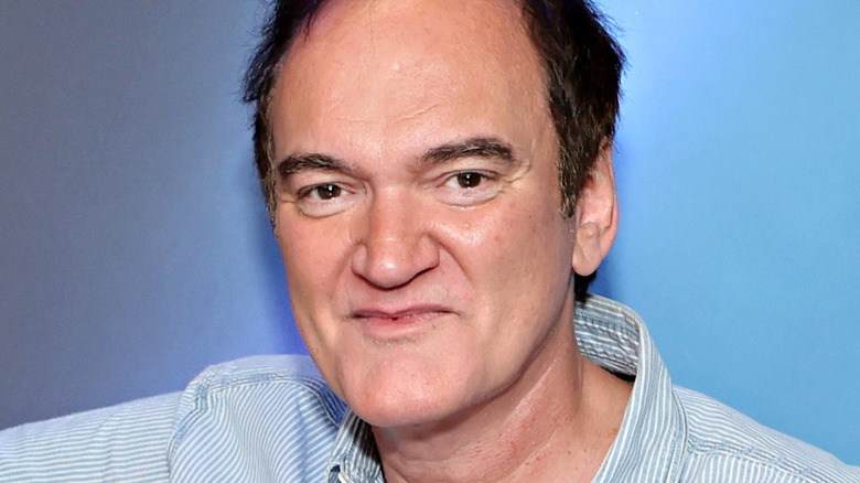 Quentin Tarantino smiling