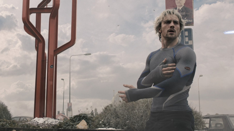 Aaron Taylor-Johnson as Quicksilver in Avengers: Age of Ultron