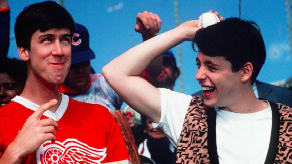 Alan Ruck and Matthew Broderick as Cameron Frye and Ferris Bueller in Ferris Bueller's Day Off