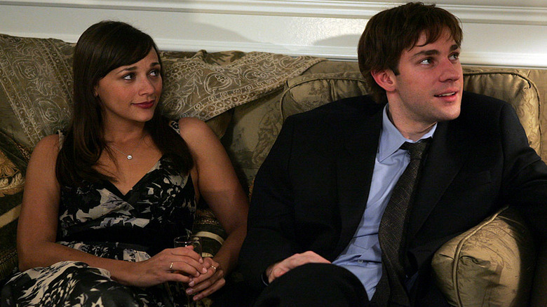 John Krasinski and Rashida Jones on The Office