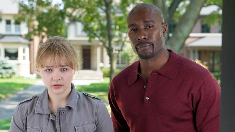 Morris Chestnut and Chloe Grace Moretz in Kick-Ass 2