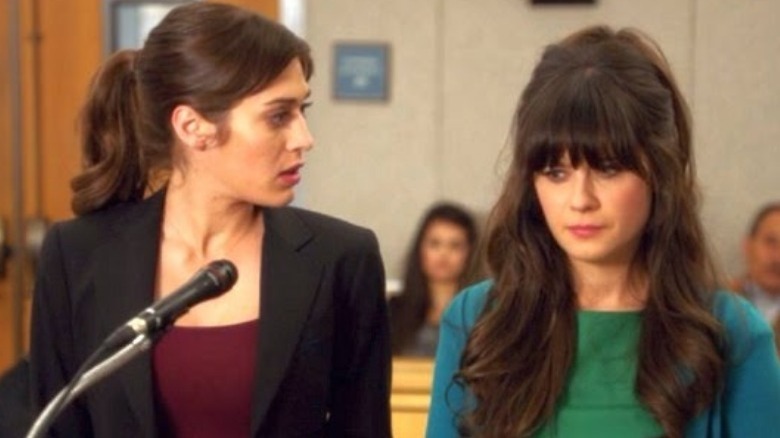 New Girl Julia stares at Jess