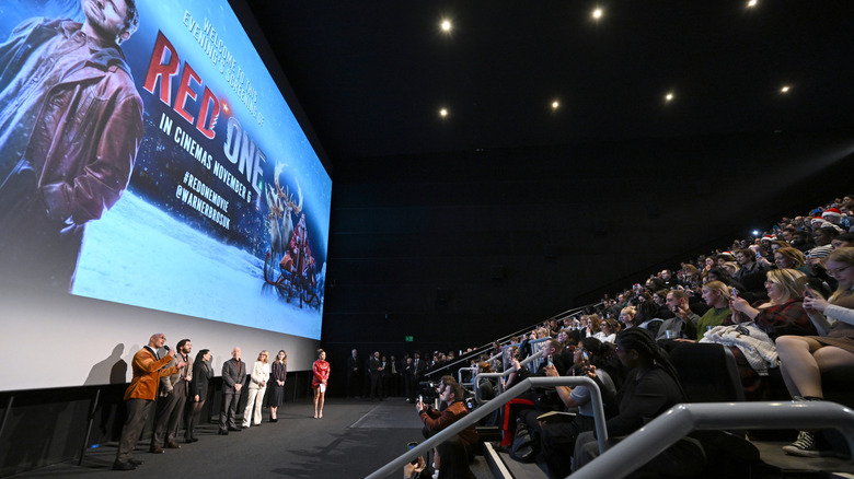 The cast of Red One attends a fan screening in England