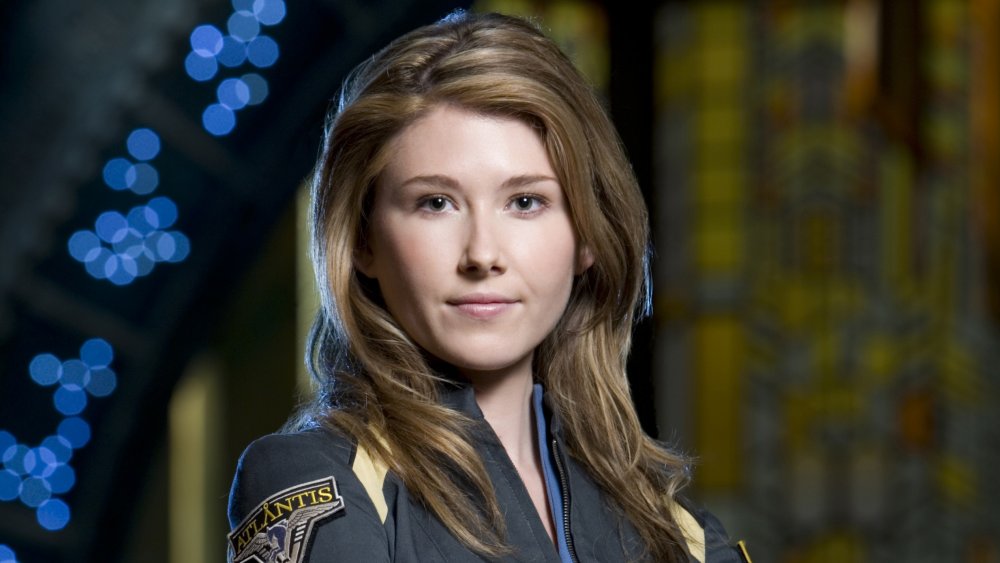 Jewel Staite as Dr. Keller on Stargate: Atlantis