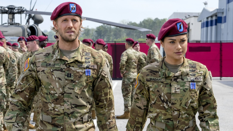 Matt Barr and Christina Ochoa in Valor