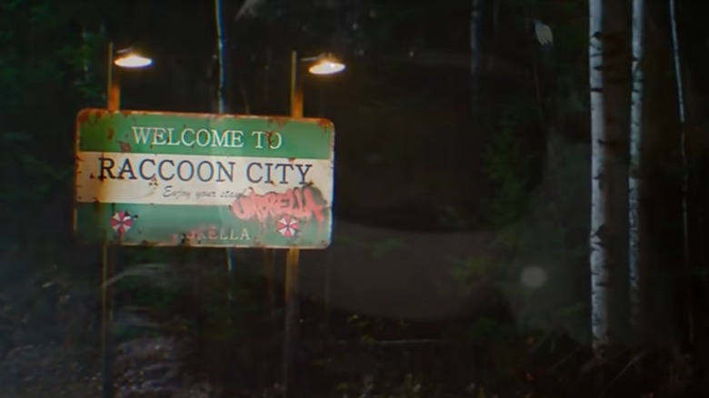 Sign for Racoon City