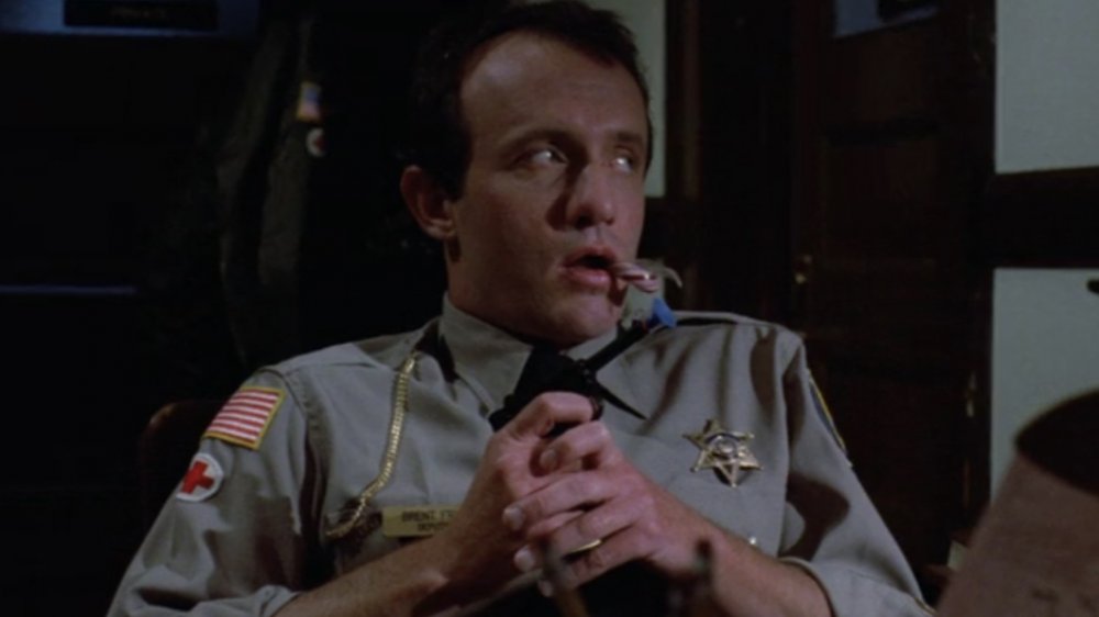 Jonathan Banks as Deputy Brent in Gremlins