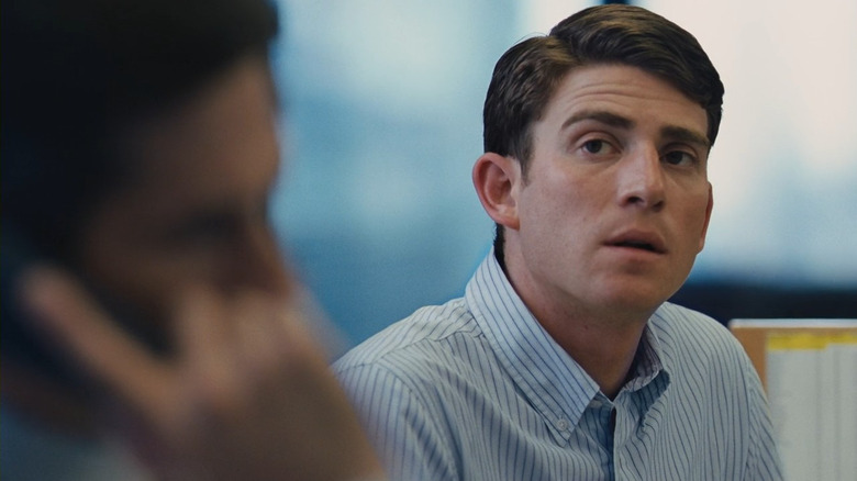 Daniel sitting at a desk in "The Good Guy."