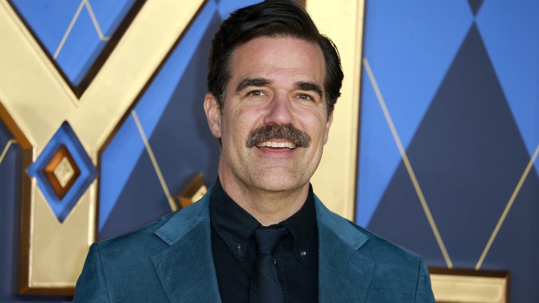 Rob Delaney smiling Argylle premiere