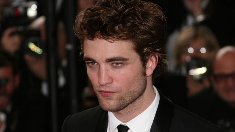 Robert Pattinson giving intense stare