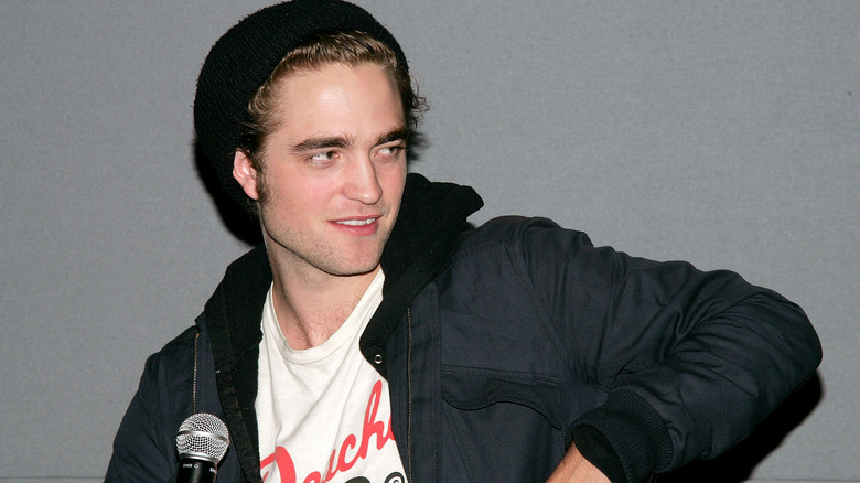 Robert Pattinson smiling