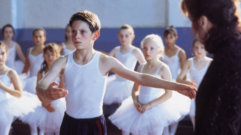 Billy Elliott dancing in class