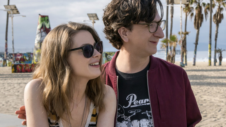 Gillian Jacobs and Paul Rust in Love