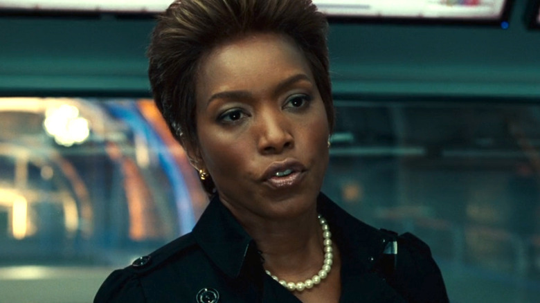 Amanda Waller tilts her head