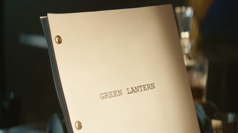 Green Lantern script