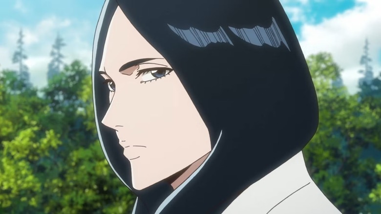 Retsu Unohana stares with intent